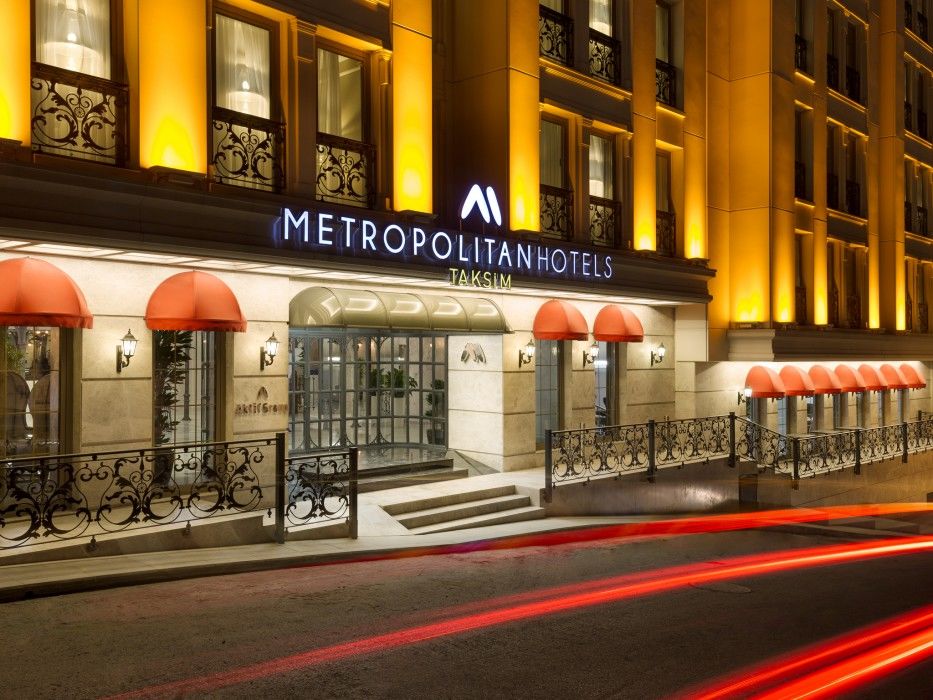 Metropolitan Hotels Taksim Istanbul Exterior foto