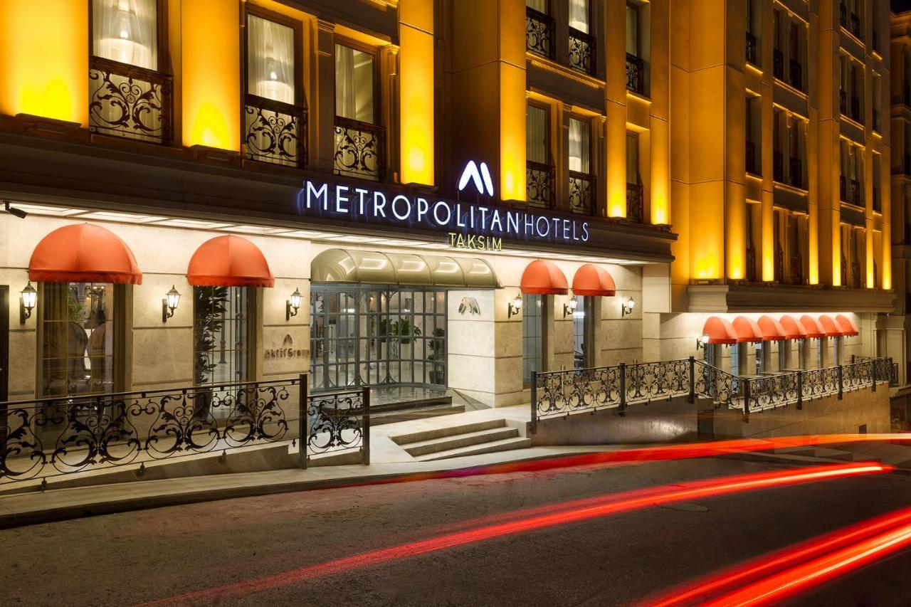 Metropolitan Hotels Taksim Istanbul Exterior foto